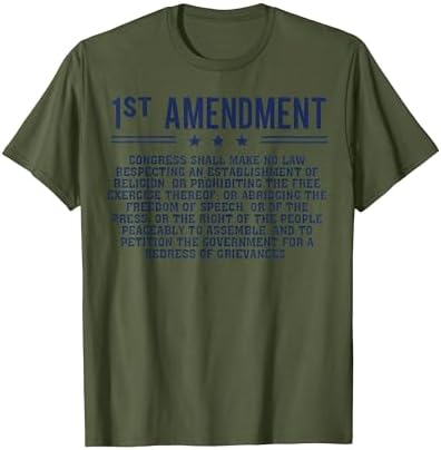 Amazon.com: Free speech T-shirt Freedom of speech first amendment